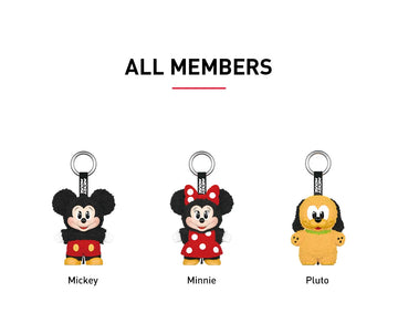 Pop Mart Disney Mickey Family Cute Together Series Plush Pendant (Blind Box)